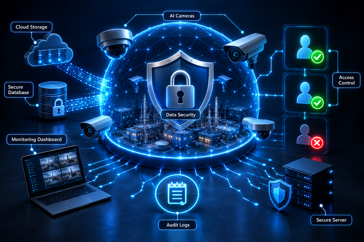 AiVision360 secure video and access management